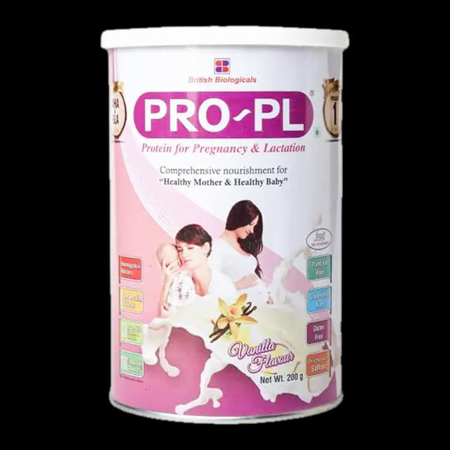 PRO PL バニラフレーバーパウダーのパッケージ画像
