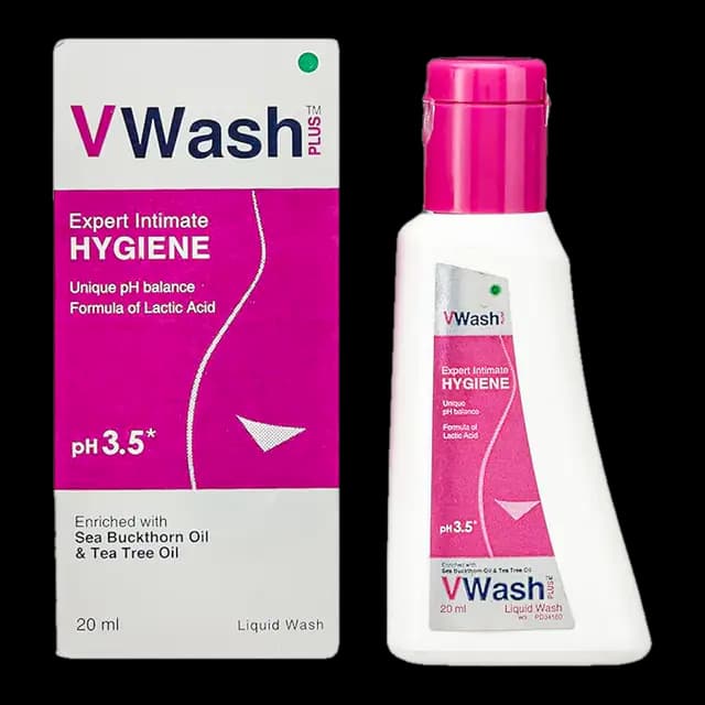 VWASH エキスパート インティメイト ハイジーン ウォッシュ 20mlのパッケージ画像